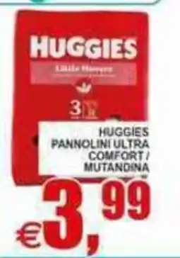 Pewex Huggies pannolini ultra comfort / mutandina offerta