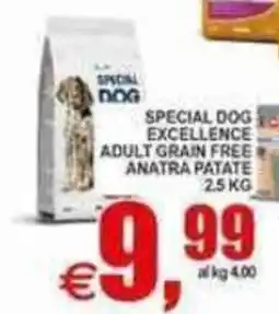 Pewex Special Dog Excellence Adult Grain Free Anatra Patate offerta