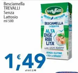 Sidis Besciamella Trevalli senza lattosio offerta