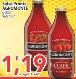 Sidis Salsa Pronta Agromonte offerta