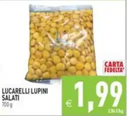 Pim Supermercati Lucarelli lupini salati offerta
