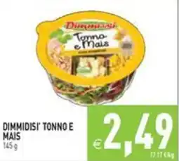 Pim Supermercati Dimmidisi' tonno e mais offerta