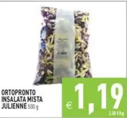 Pim Supermercati Ortopronto insalata mista julienne offerta
