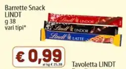 Sidis Barrette Snack Lindt offerta