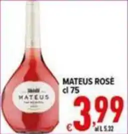 Iper Triscount Mateus Rosé offerta