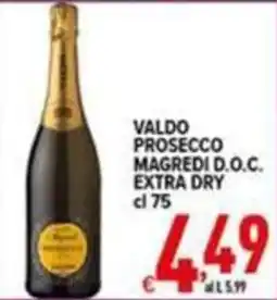 Iper Triscount Valdo Prosecco Magredi D.O.C. Extra Dry offerta