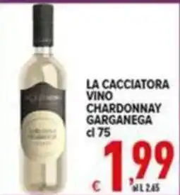 Iper Triscount La Cacciatore Vino Chardonnay Garganega offerta
