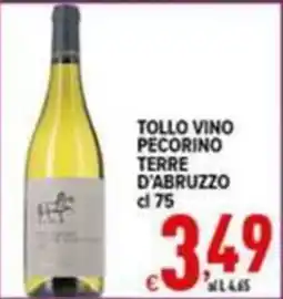 Iper Triscount Tollo Vino Pecorino Terre d'Abruzzo offerta