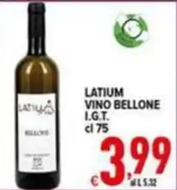 Iper Triscount Latium Vino Bellone offerta