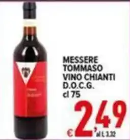 Iper Triscount Messere Tommaso Vino Chianti D.O.C.G. offerta