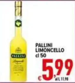 Iper Triscount Pallini limoncello offerta