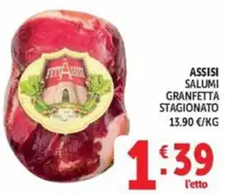 Deco Market Granfetta stagionato Assisi offerta