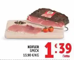 Deco Market Kofler speck offerta
