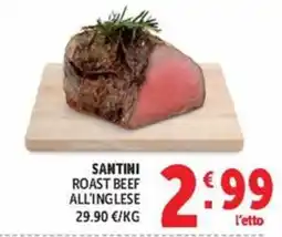 Deco Market Santini Roast Beef All'inglese offerta