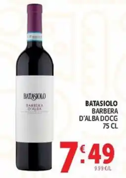 Deco Market Batasiolo Barbera d'Alba DOCG offerta