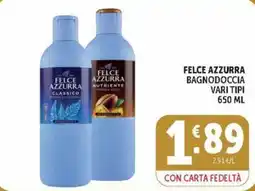 Deco Market Felce Azzurra bagno doccia offerta