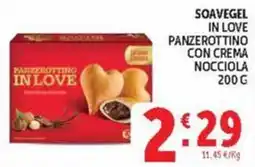 Deco Market Soavegel panzerottino in love con crema nocciola offerta