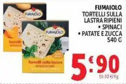 Deco Market Fumaiolo tortelli sulla lastra ripieni offerta