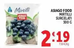 Deco Market Asiago Food mirtilli offerta