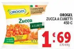 Deco Market Orogel zucca a cubetti offerta