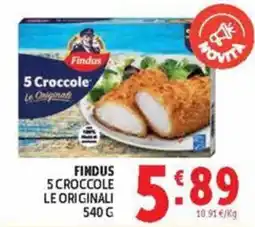 Deco Market Findus 5 Crocchle Le Originali offerta
