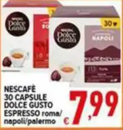 Iper Triscount Nescafé Dolce Gusto Espresso offerta