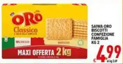 Iper Triscount Saiwa Oro Biscotti Classico offerta