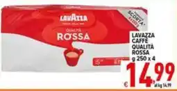 Iper Triscount Lavazza caffè qualità rossa offerta