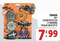 Deco Market Zenker set formine taglia biscotti offerta
