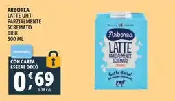 Deco Market Arborea latte UHT parzialmente scremato offerta