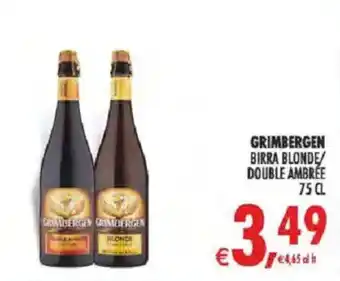 Grimbergen birra blonde