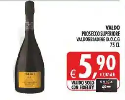 Deco Superstore Valdo Prosecco Superiore Valdobbiadene D.O.C.G. offerta