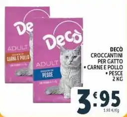 Deco Market Decò croccantini per gatto offerta