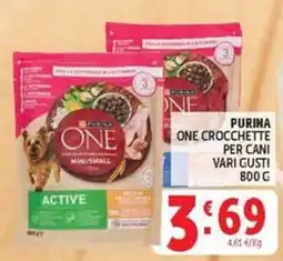 Deco Market Purina One crocchette per cani vari gusti offerta