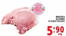 Deco Market Braciola di lombo di suino italiano offerta