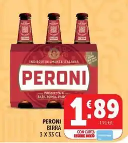 Deco Market Peroni birra offerta