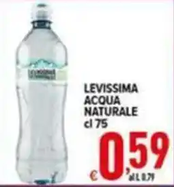Iper Triscount Levissima acqua naturale offerta