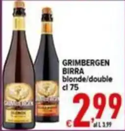 Iper Triscount Grimbergen birra blonde/double offerta