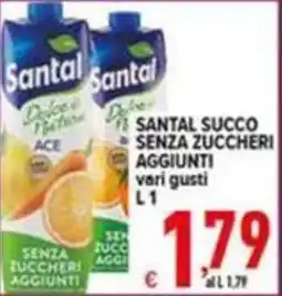 Iper Triscount Santal succo senza zuccheri aggiunti offerta