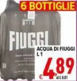 Iper Triscount Acqua di Fiuggi offerta