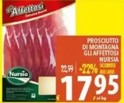 Iper Triscount Prosciutto di montagna gli affettosi nursia offerta