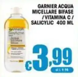 Sacoph Garnier Acqua Micellare Bifase /Vitamina C / Salicylic offerta