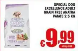 Sacoph Special Dog Excellence Adult Grain Free Anatra Patate offerta