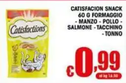 Sacoph Catisfactions snack offerta