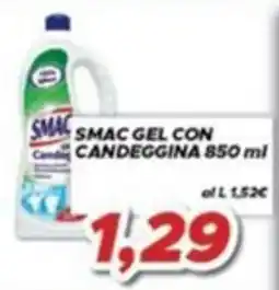 MA Supermercati Smac gel con candeggina offerta