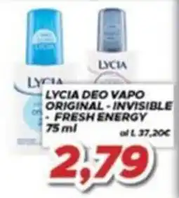 MA Supermercati Lycia deo vapo original - invisible - fresh energy offerta