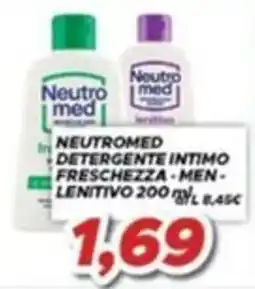 MA Supermercati Neutromed detergente intimo freschezza - men - lenitivo offerta