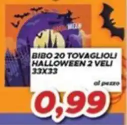 MA Supermercati Bibo tovaglioli halloween offerta