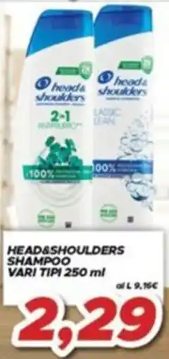 MA Supermercati Head&Shoulders Shampoo Vari Tipi offerta