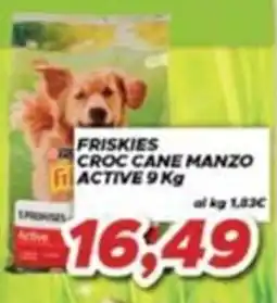 MA Supermercati Friskies Croc Cane Manzo Active offerta